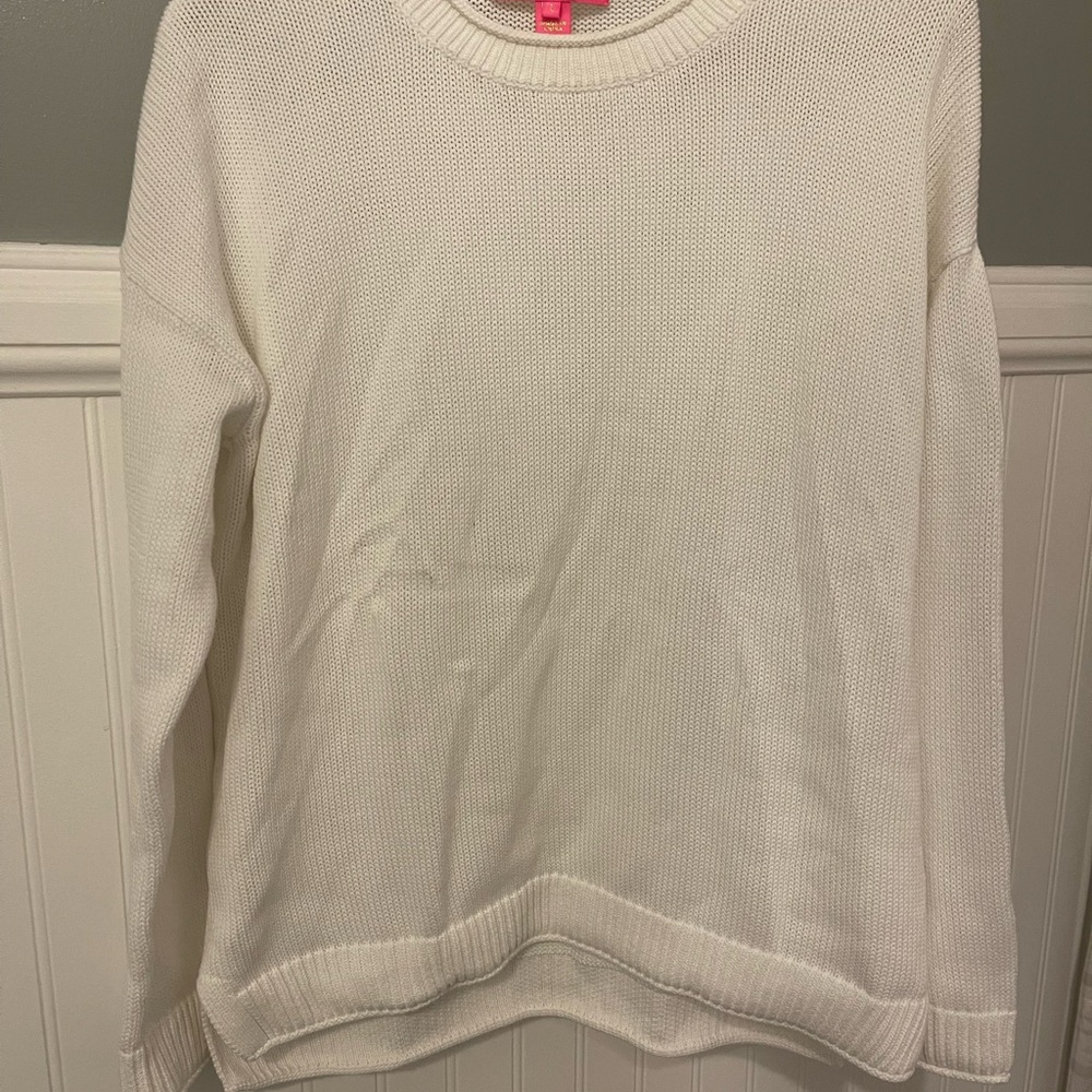 Lilly Pulitzer Cream Crew Neck Sweater